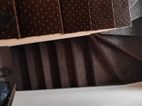 Укладка ковролина на ступени-15м2